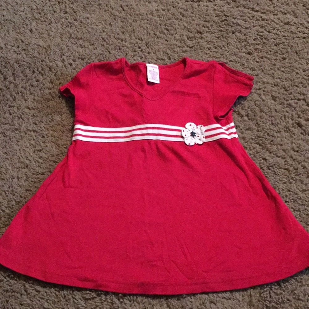 Vintage Gymboree Candy Apple red top Size 6